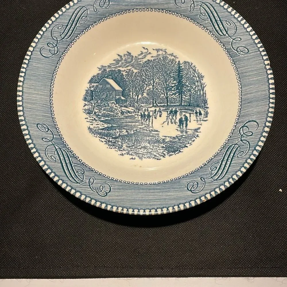 Blue and White Ceramic Bowl